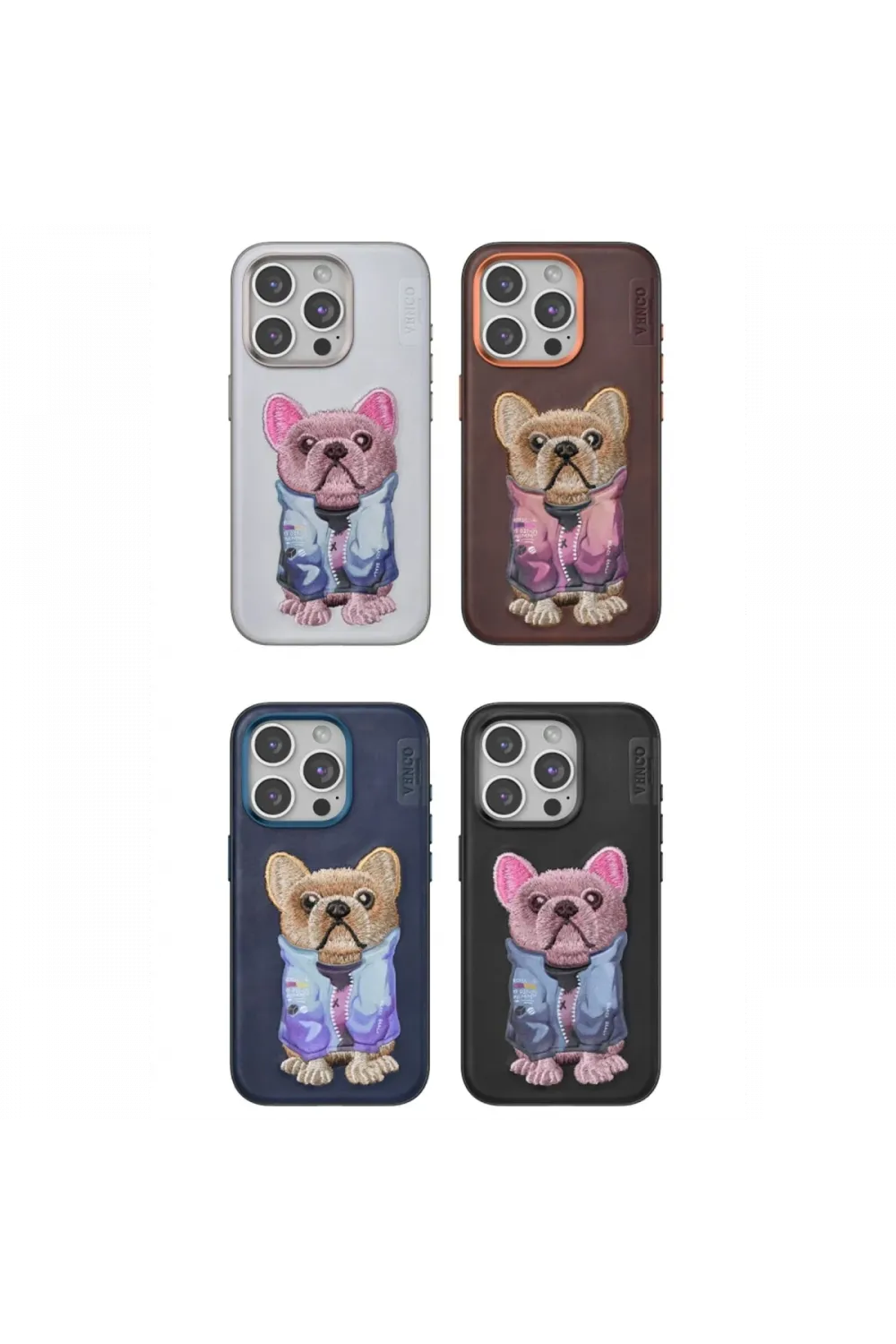 Venco Apple iPhone 11 Cute Desenli Kapak - Siyah
