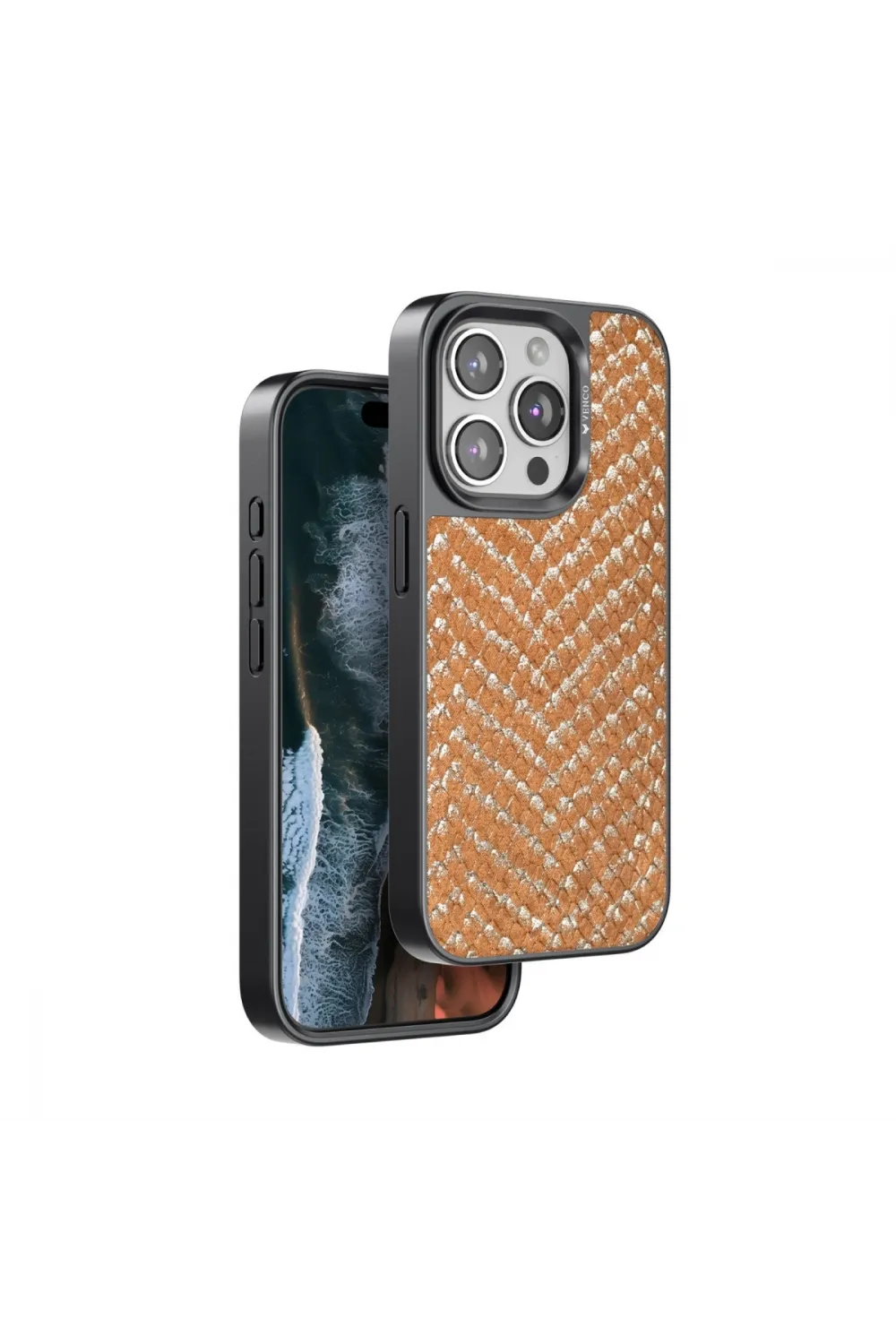 Venco Apple İphone 14 Pro Max Viper Kapak - Kahverengi