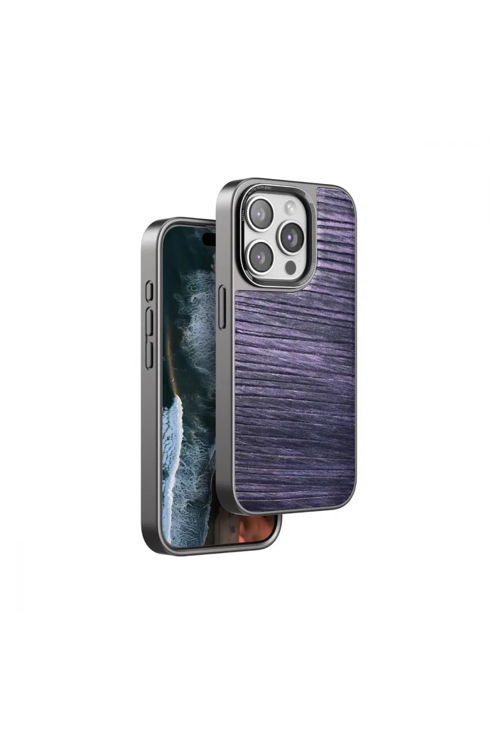 Venco Apple İphone 14 Pro Max Wave Kapak - Derin Mor