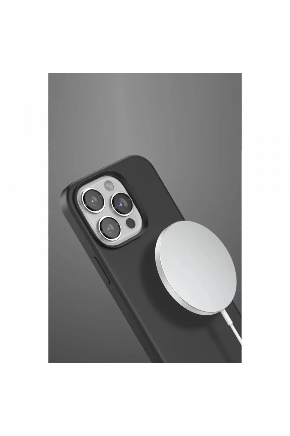 Venco Apple iPhone 15 Pro Max Home Magsafe Kapak - Derin Mor