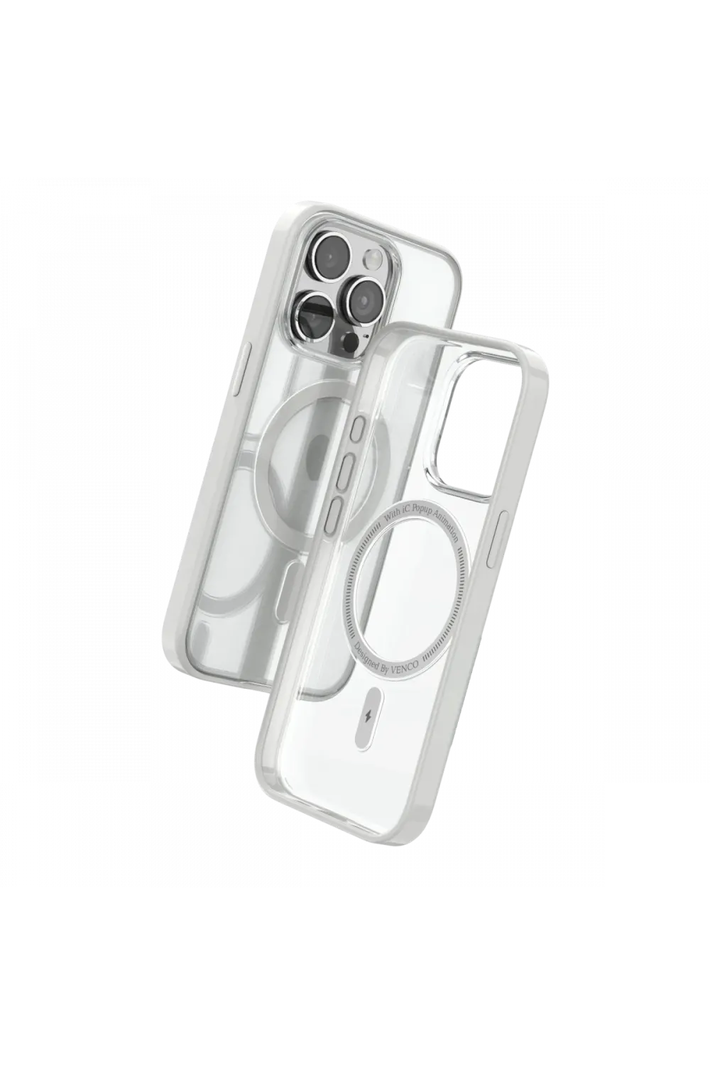 Venco Apple iPhone 15 Pro Max Joly Magsafe Kapak - Beyaz