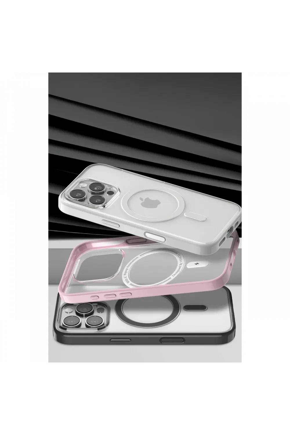 Venco Apple iPhone 15 Pro Max Joly Magsafe Kapak - Siyah