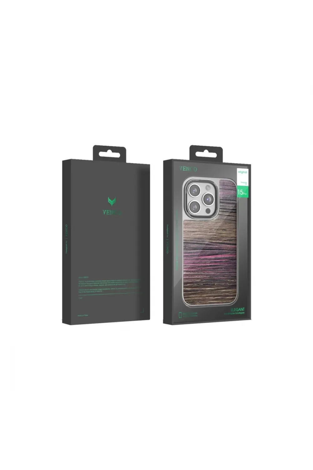 Venco Apple İphone 15 Pro Max Wave Kapak - Pembe
