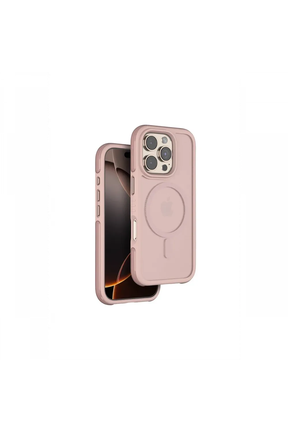 Venco Apple iPhone 16 Pro Max Orbit Magsafe Kapak - Rose Gold