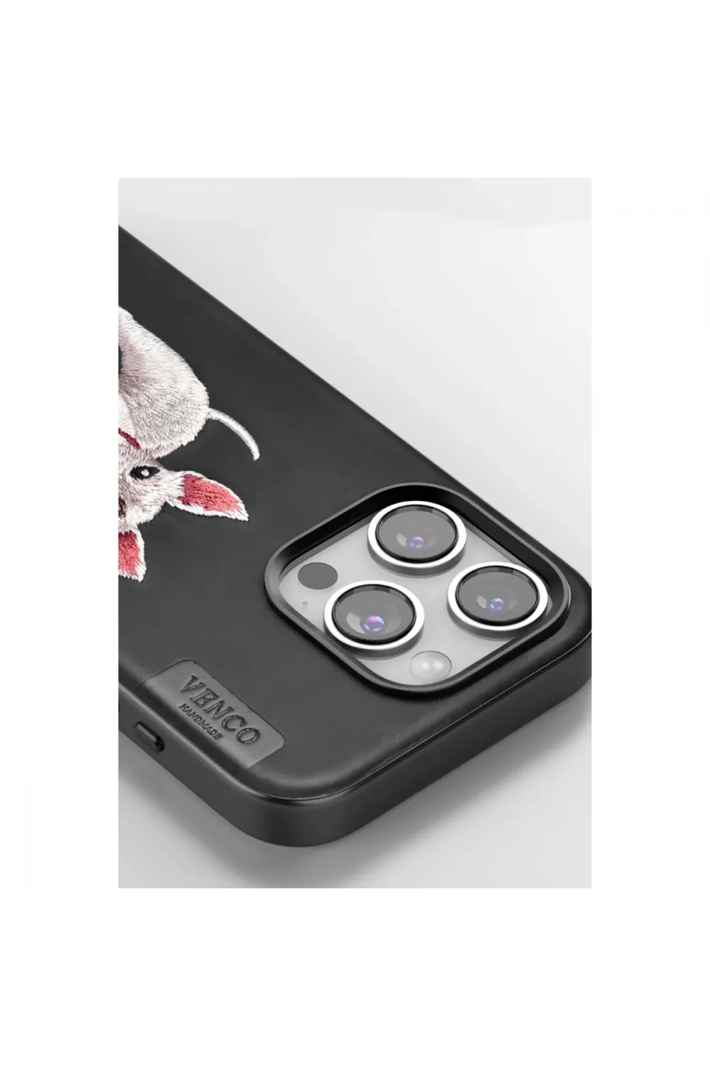Venco Apple İphone 16 Pro Max Perma Desenli Kapak - Siyah