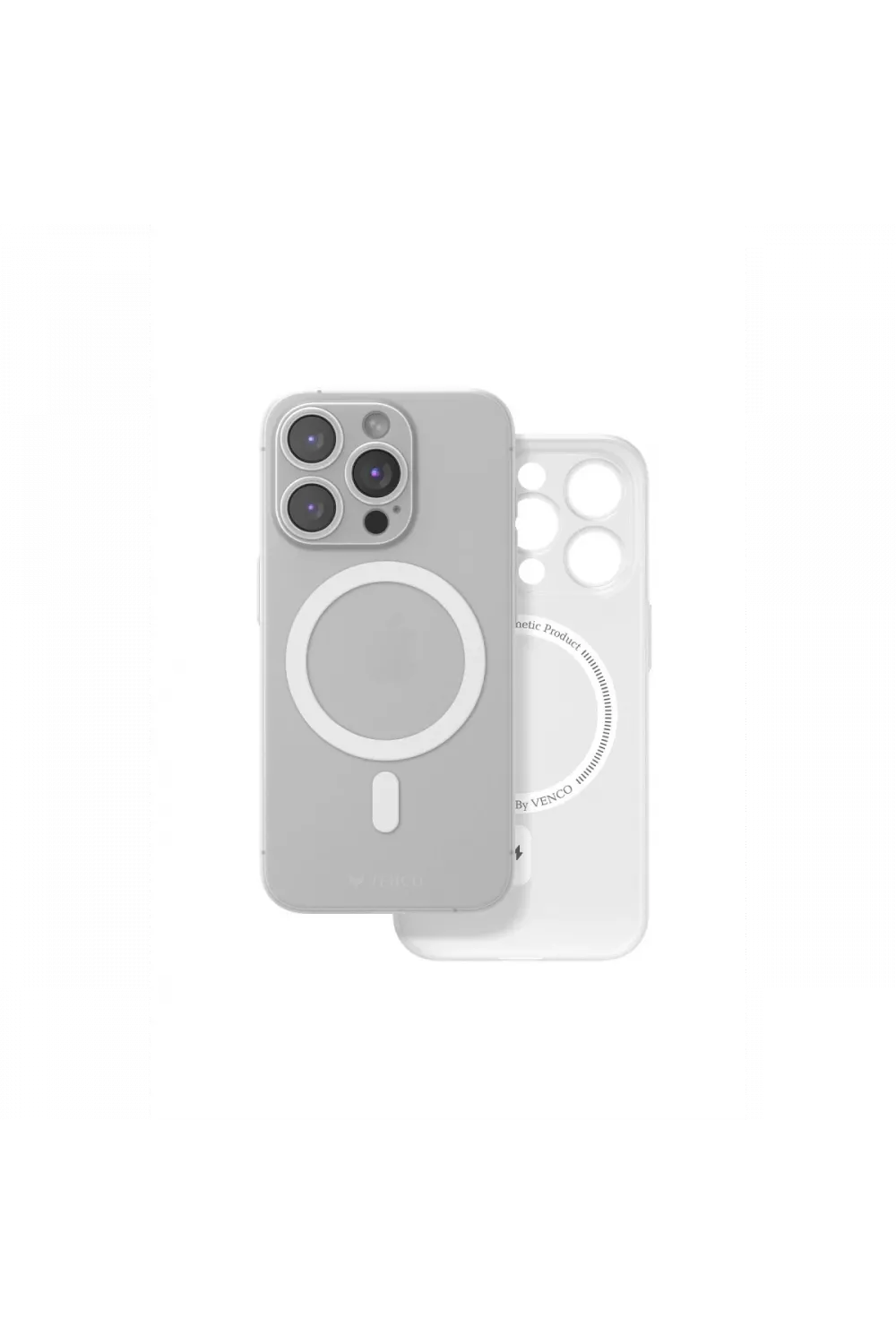Venco Apple iPhone 16 Pro Max Sense Magsafe Kapak - Şeffaf