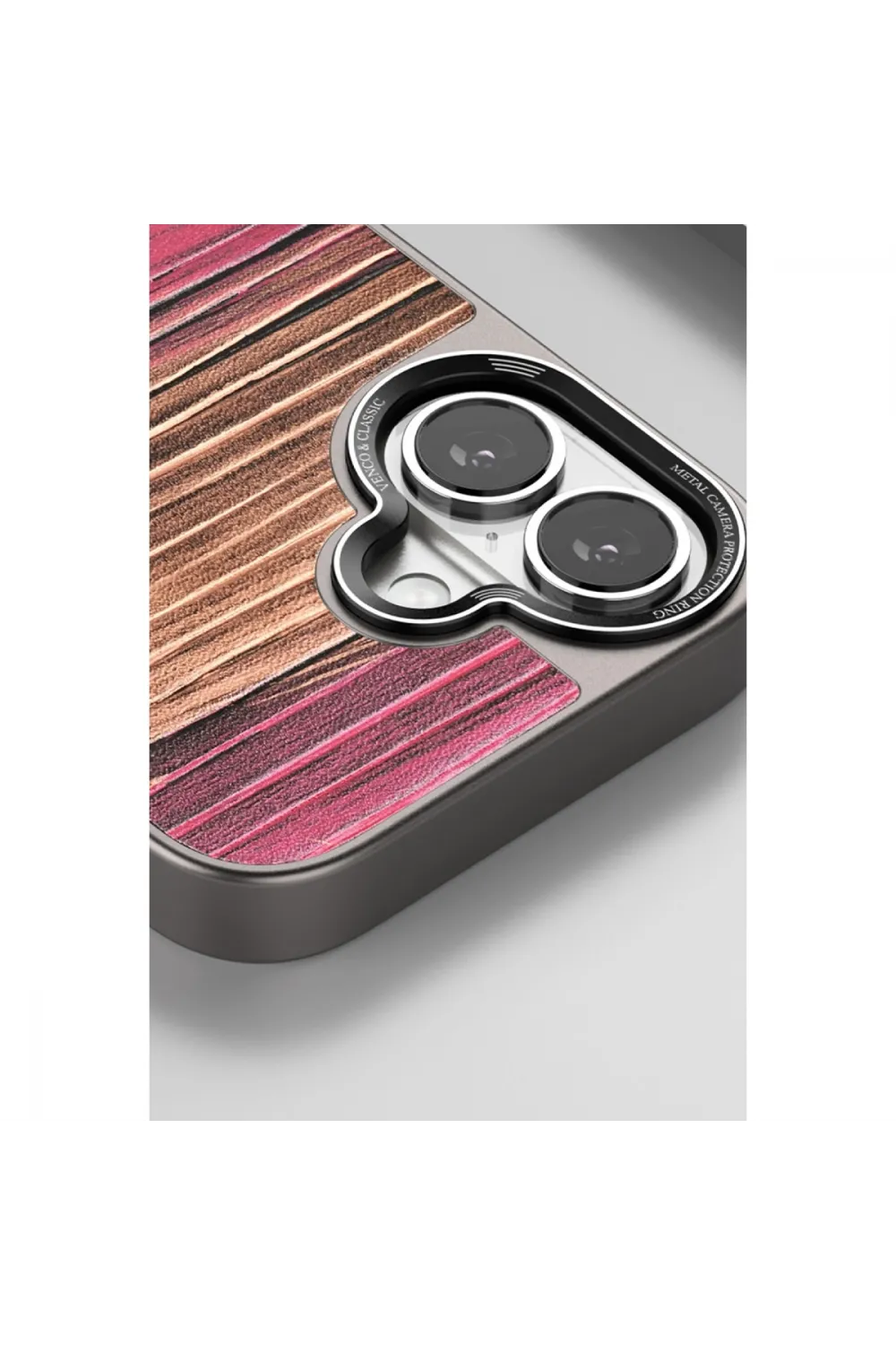 Venco Apple İphone 16 Pro Wave Kapak - Pembe