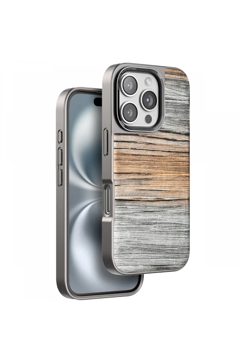 Venco Apple iPhone 16 Pro Wave Kapak - Sarı