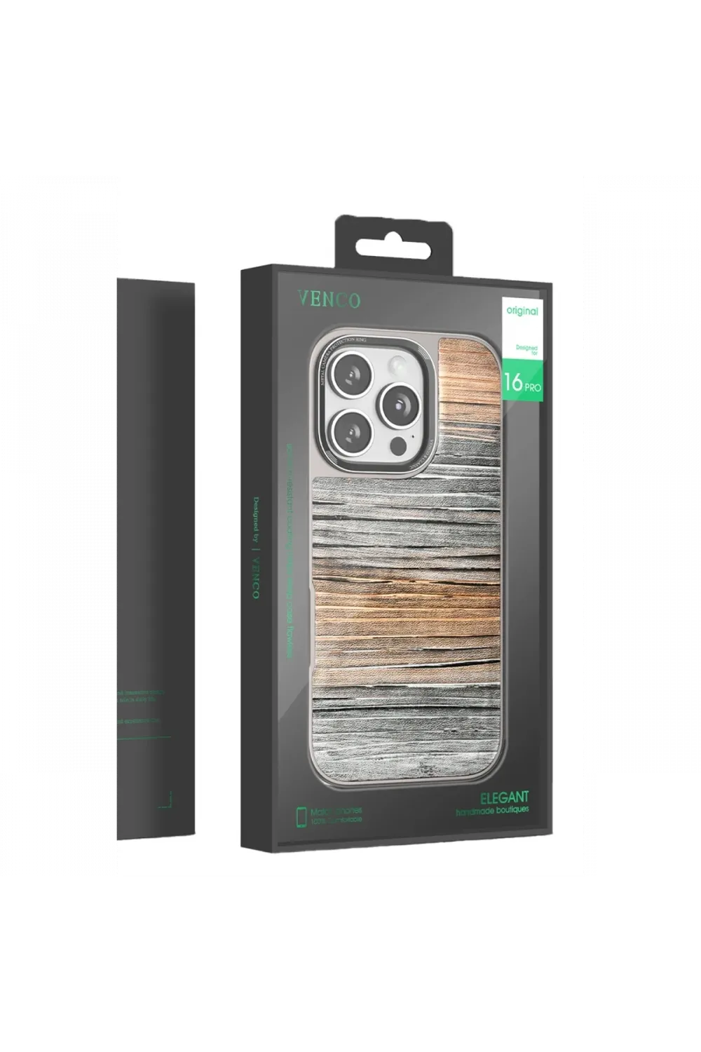 Venco Apple iPhone 16 Pro Wave Kapak - Sarı