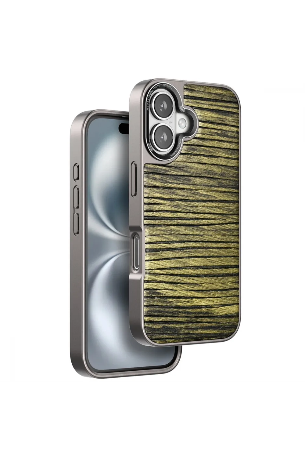 Venco Apple İphone 16 Wave Kapak - Koyu Kahve