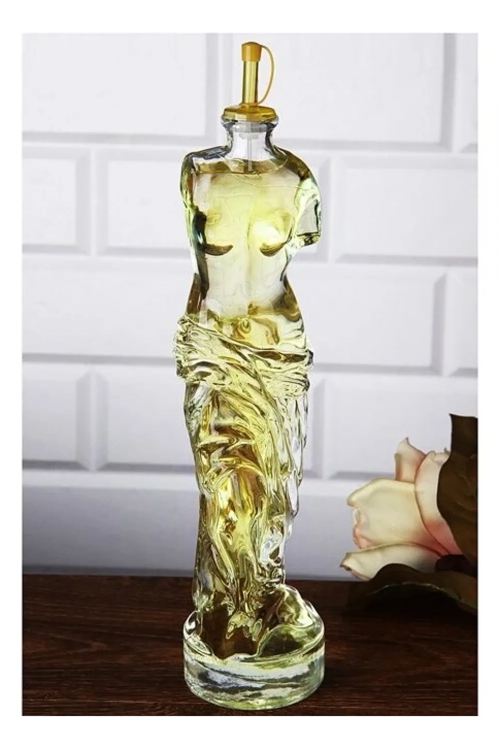 Venüs Yağdanlık - Kadın Figürlü Sirkelik Sosluk 200 Ml 2li Set