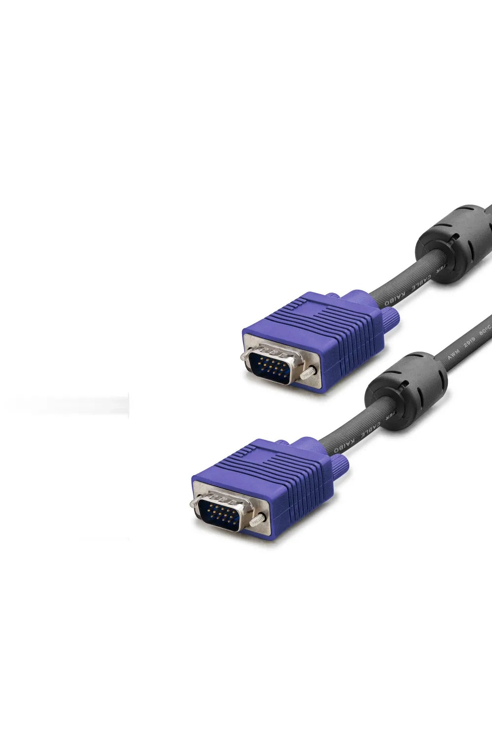 Vga Kablo Od 7.3 Mm 3 M Siyah Mavi HDX7783