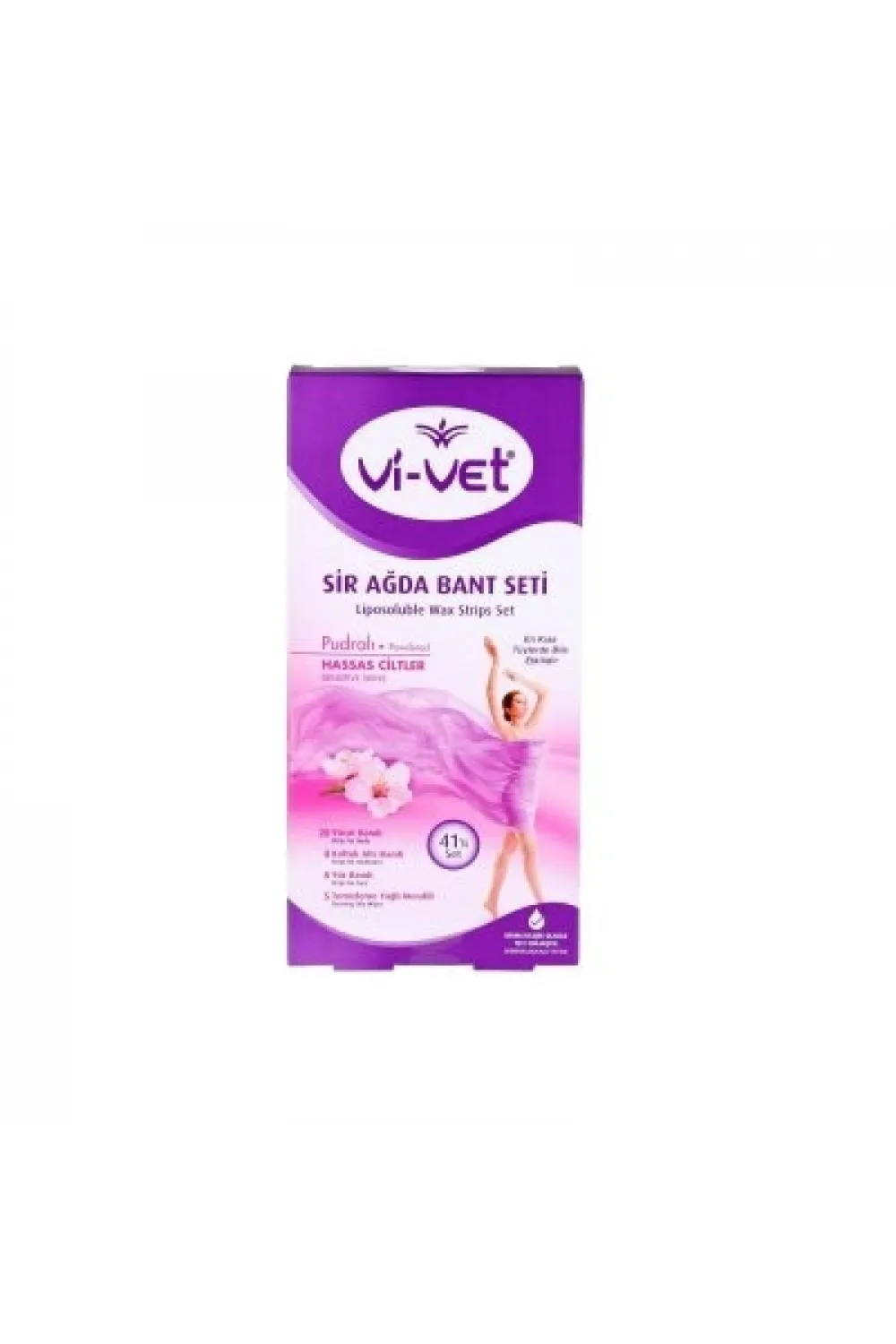 41 Pcs Pudralı Sir Ağda Bant Seti Bandı IEG6S01