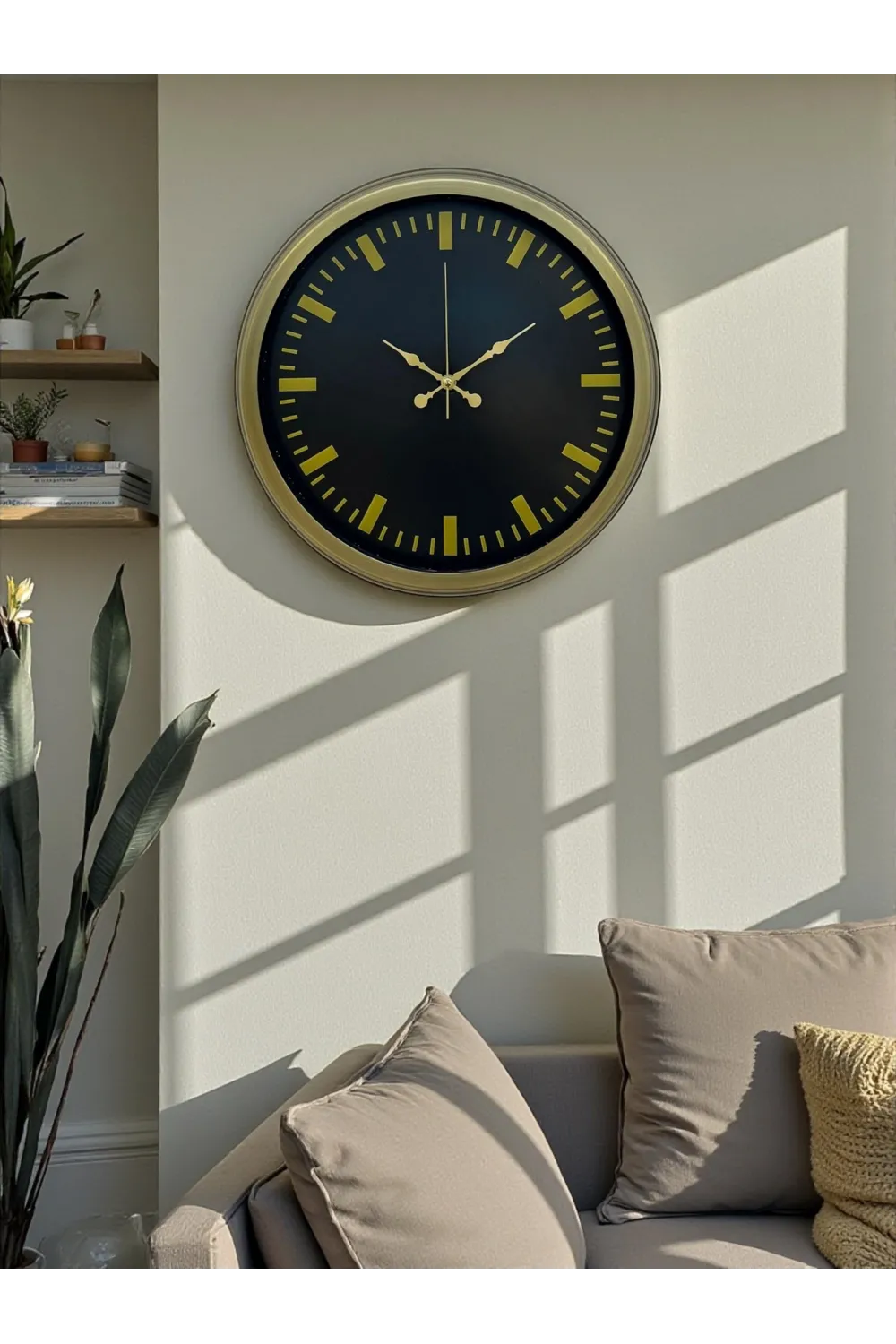 Vintage 40 Cm Metal Modern Duvar Saati