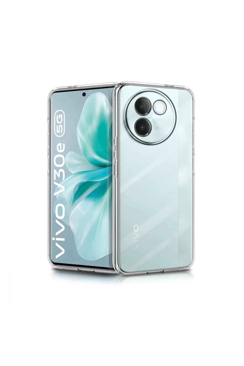 Vivo V30e Kılıf Lüx Şeffaf Silikon