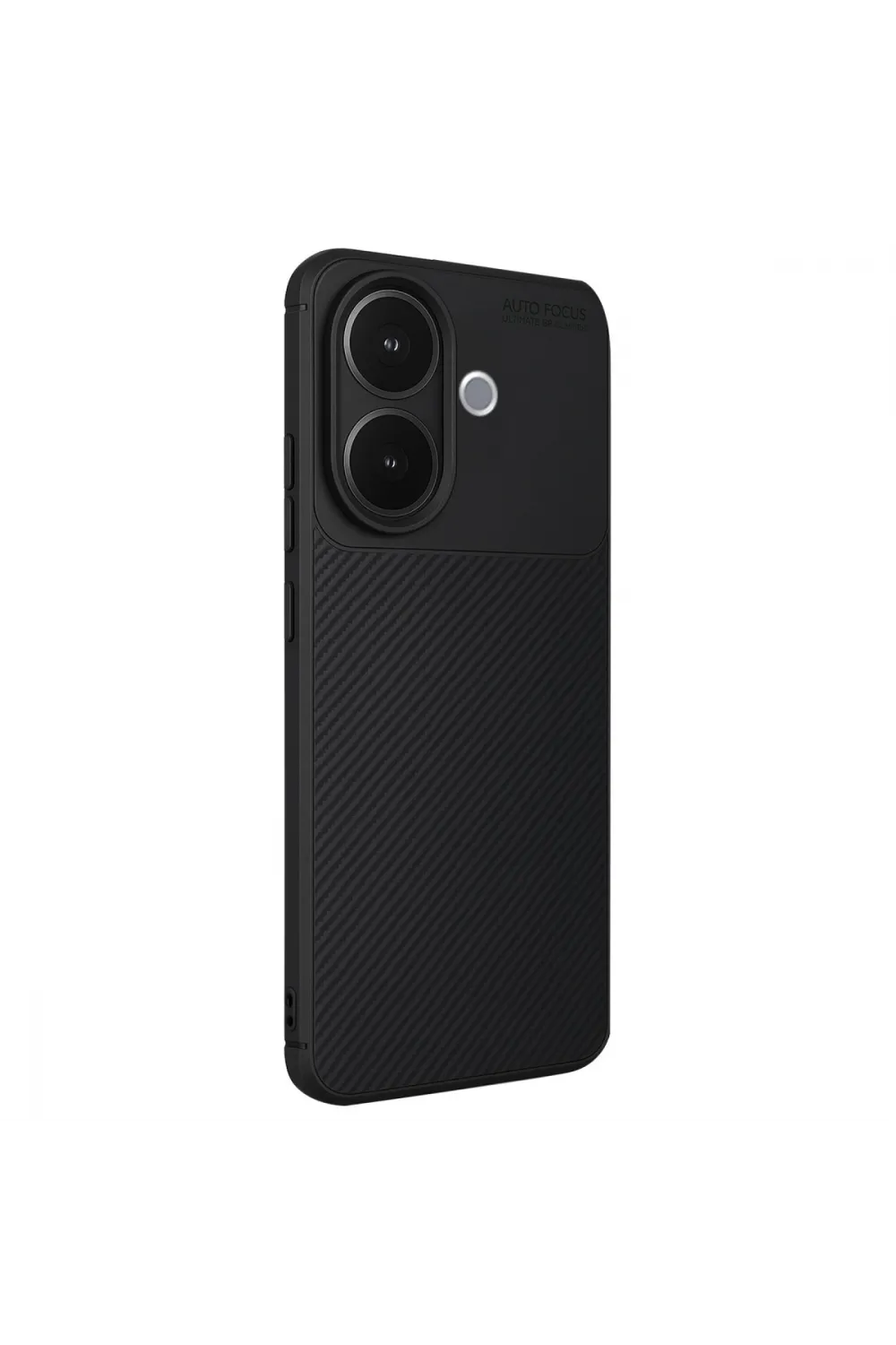 Vivo V60 Lite Auto Focus Karbon Kapak - Siyah