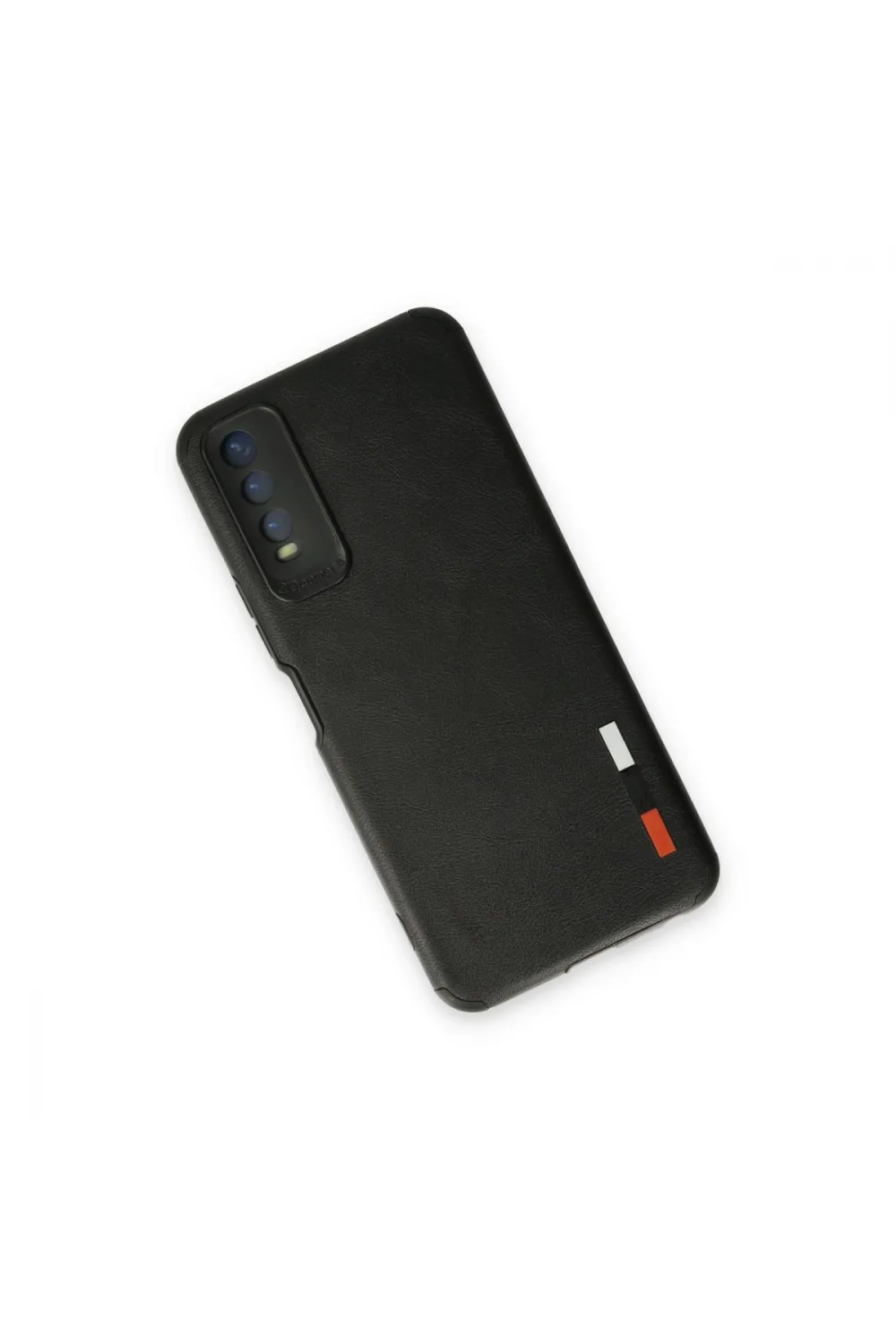 Vivo Y11s Kılıf Loop Deri Silikon - Siyah