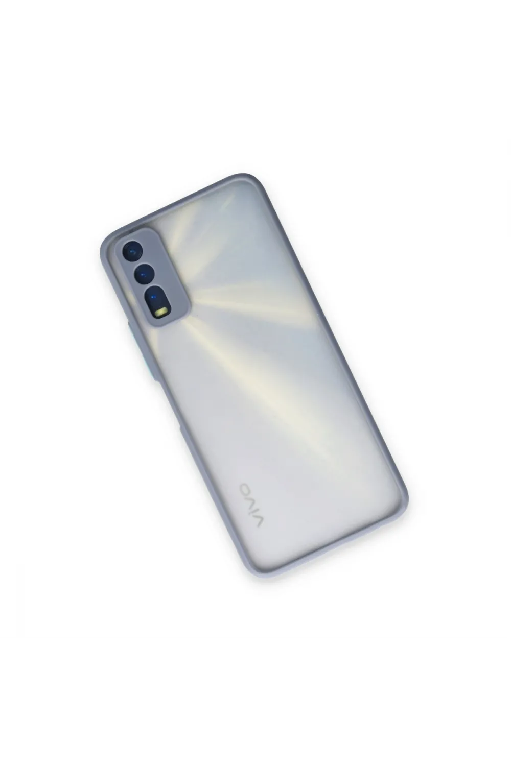 Vivo Y11s Kılıf Montreal Silikon Kapak - Gri