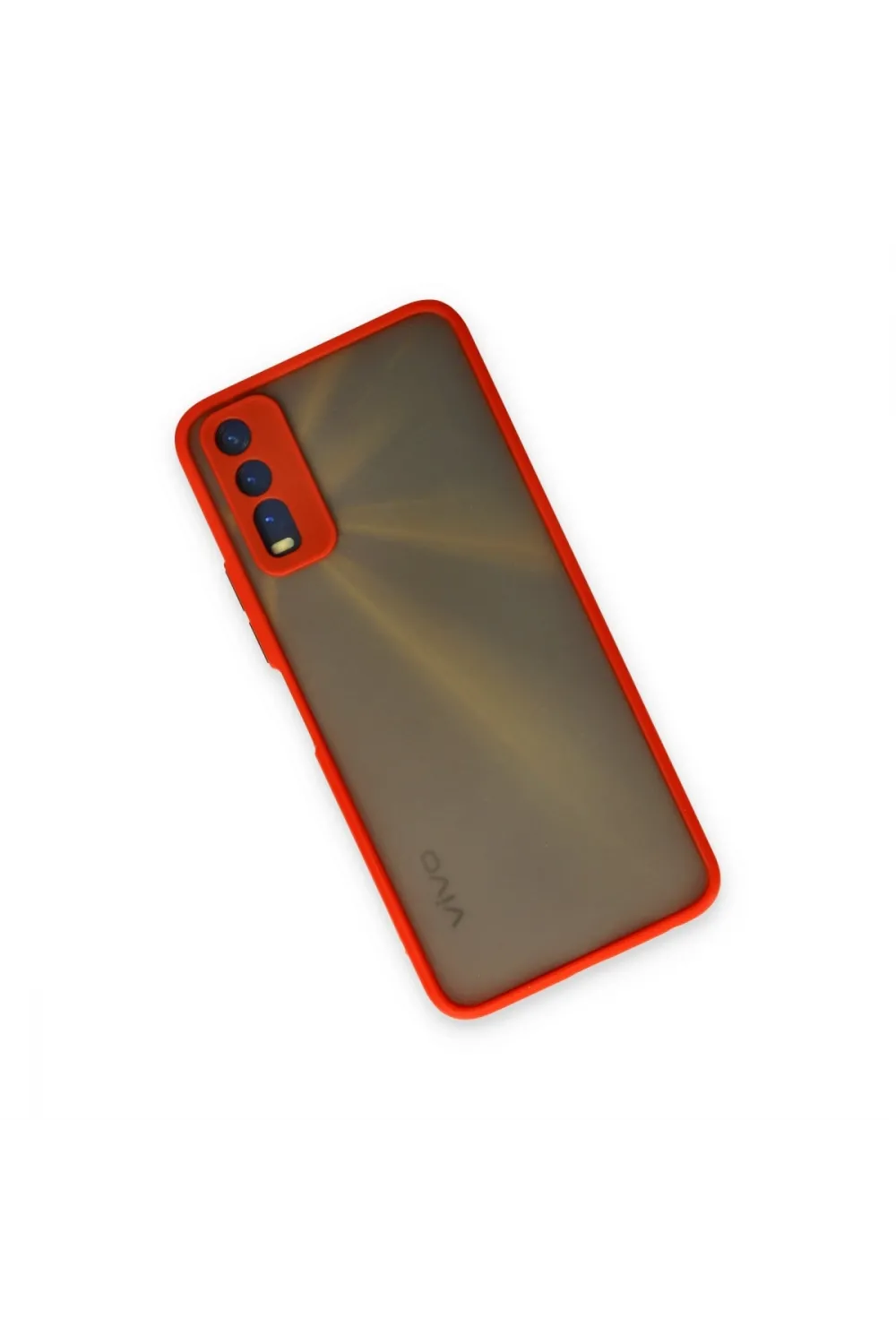 Vivo Y11s Kılıf Montreal Silikon Kapak - Kırmızı