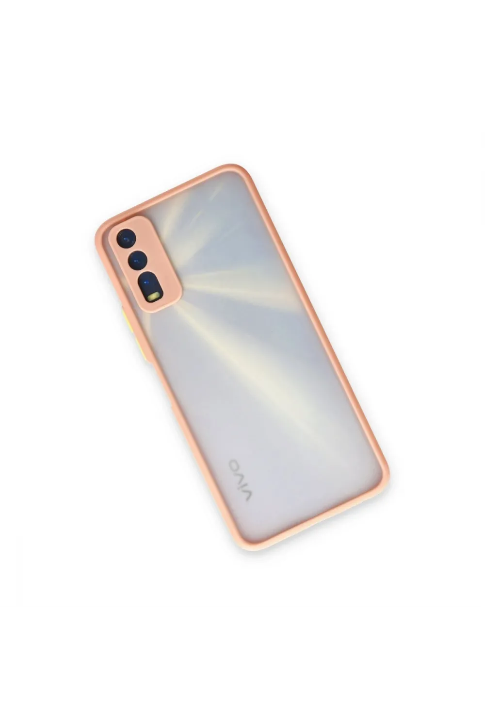 Vivo Y11s Kılıf Montreal Silikon Kapak - Pembe