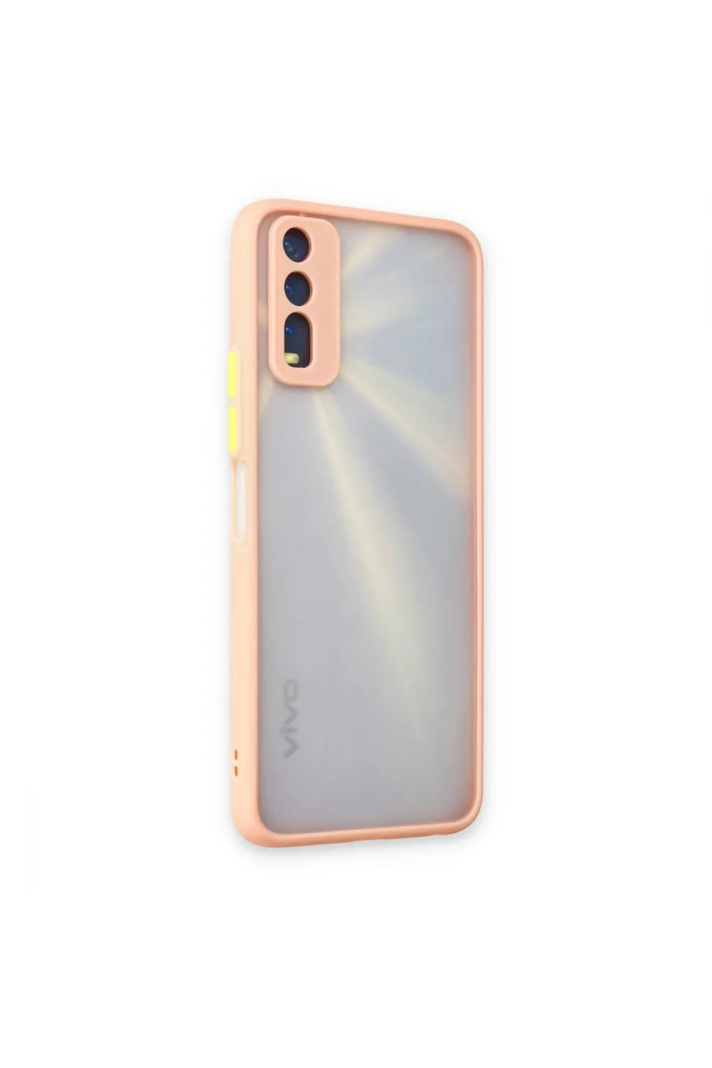 Vivo Y11s Kılıf Montreal Silikon Kapak - Pembe