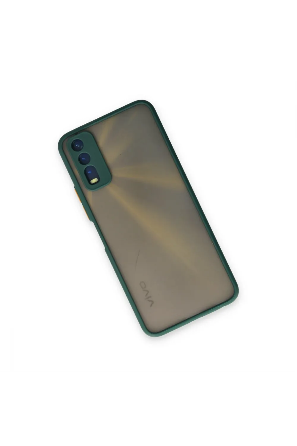 Vivo Y11s Kılıf Montreal Silikon Kapak - Yeşil