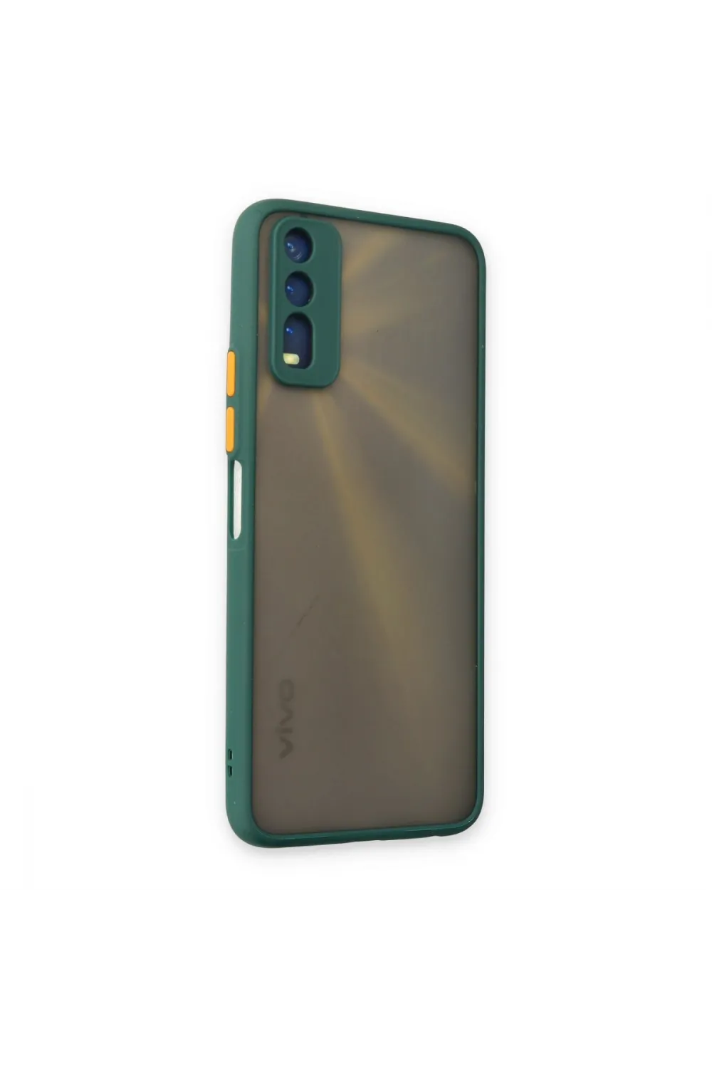 Vivo Y11s Kılıf Montreal Silikon Kapak - Yeşil