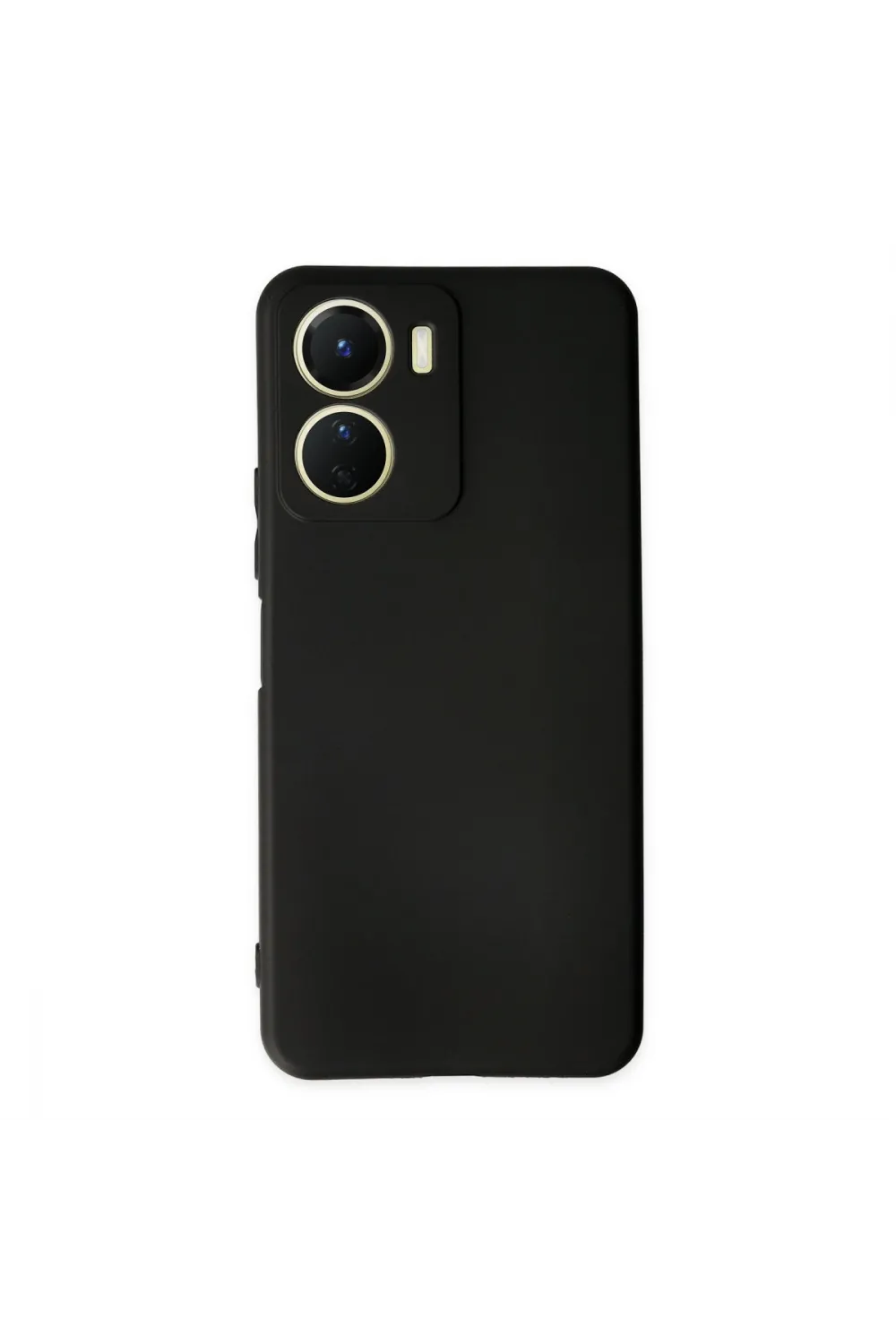 Vivo Y16 Kılıf First Silikon - Siyah