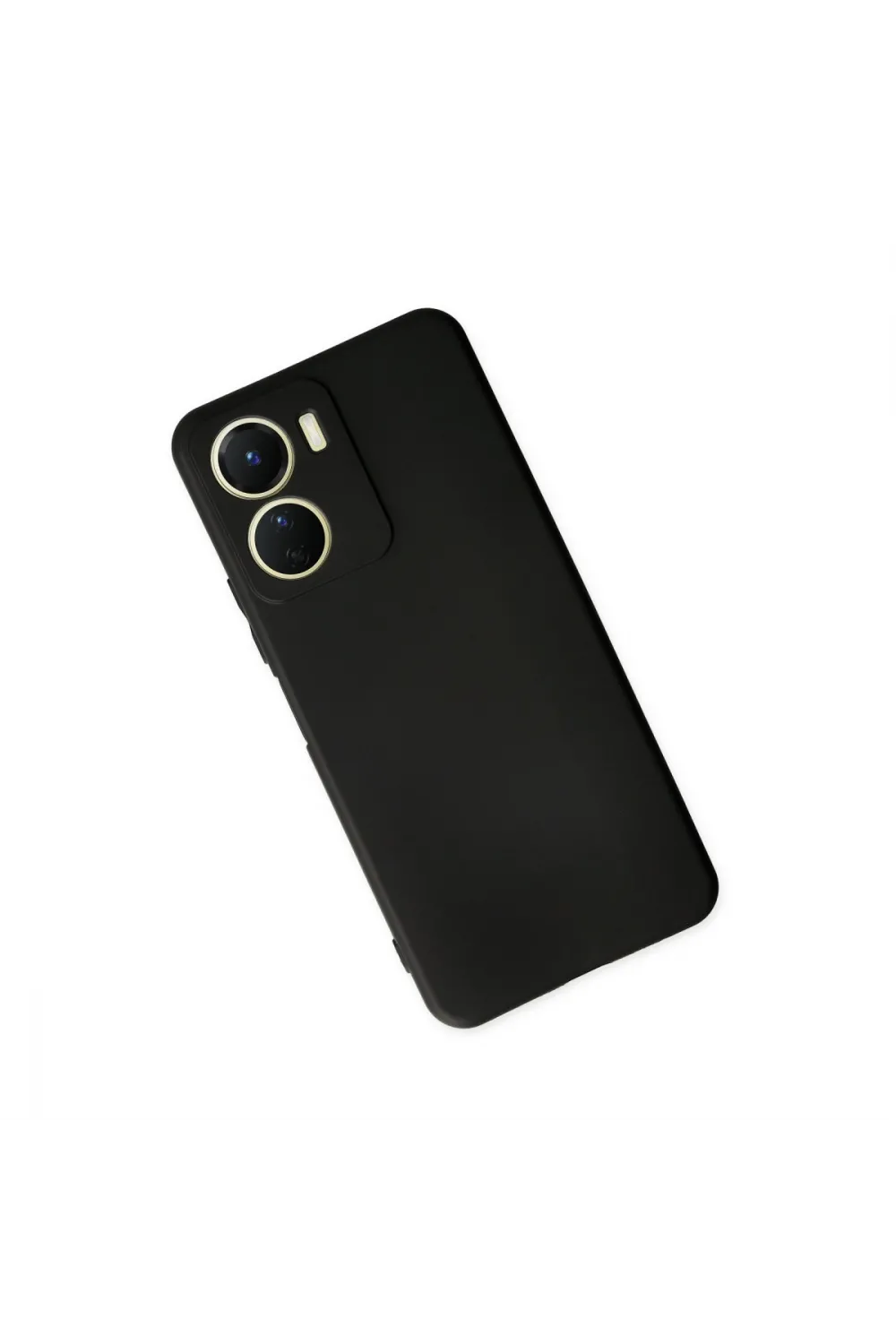 Vivo Y16 Kılıf First Silikon - Siyah