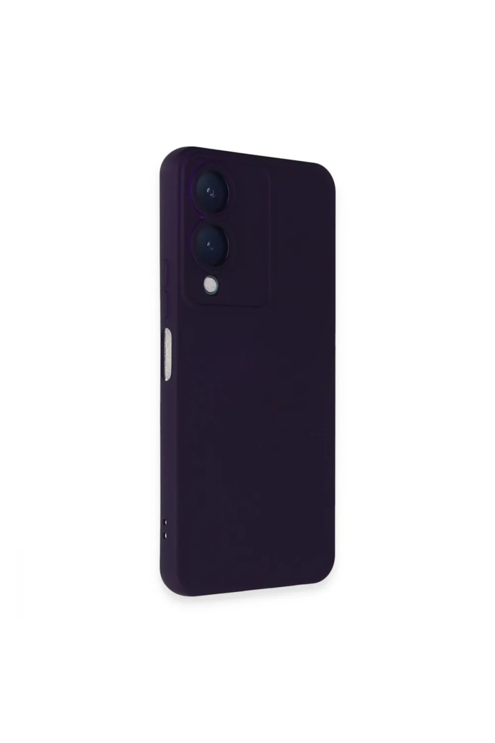 Vivo Y17s Kılıf Nano İçi Kadife Silikon - Mor