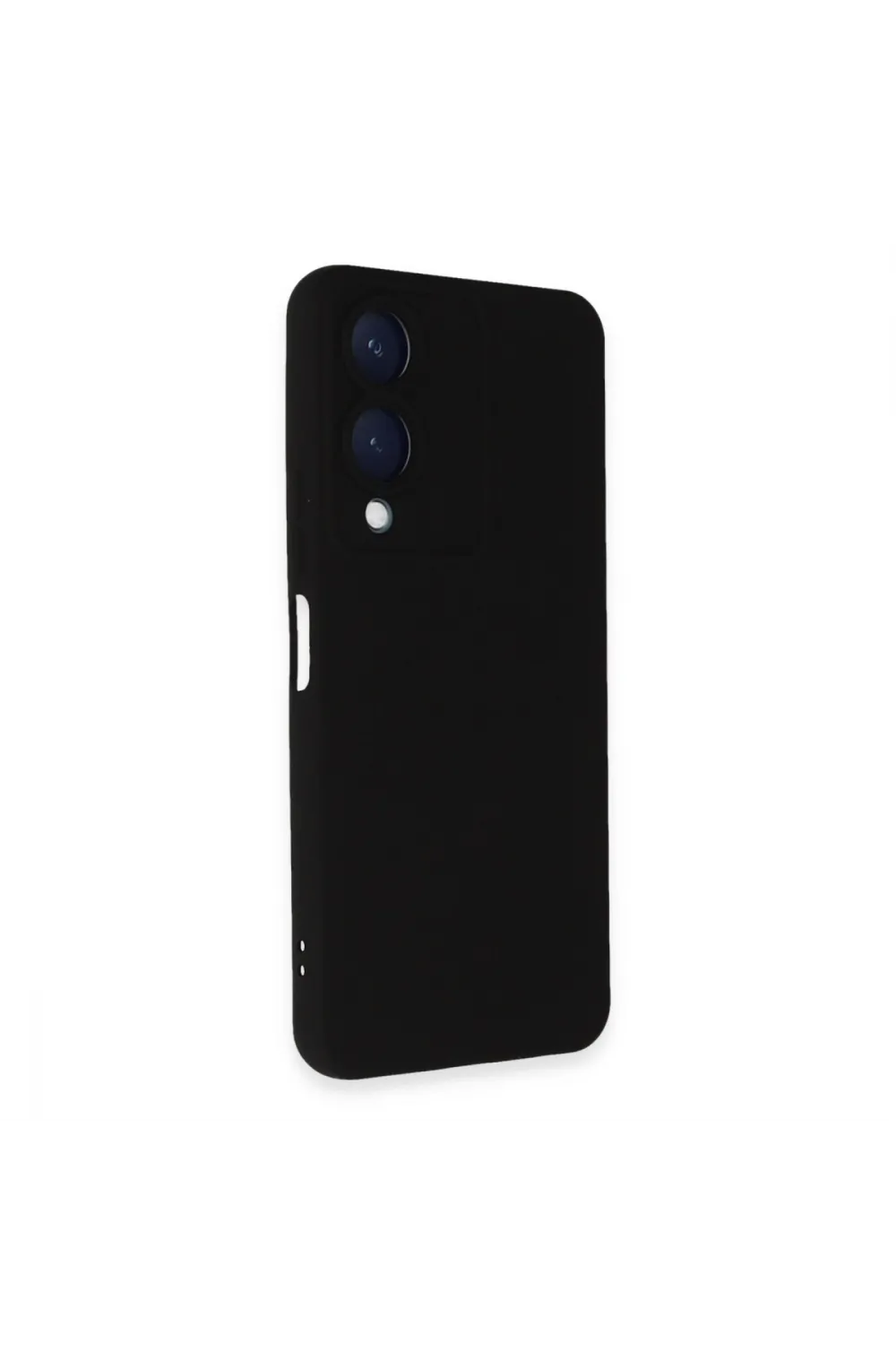 Vivo Y17s Kılıf Nano İçi Kadife Silikon - Siyah