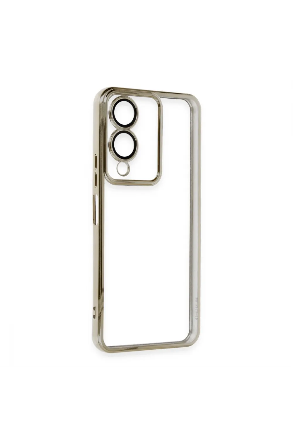 Vivo Y17s Kılıf Razer Lensli Silikon - Gold