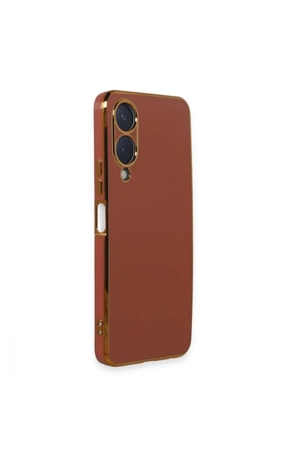 Vivo Y17s Kılıf Volet Silikon - Kırmızı
