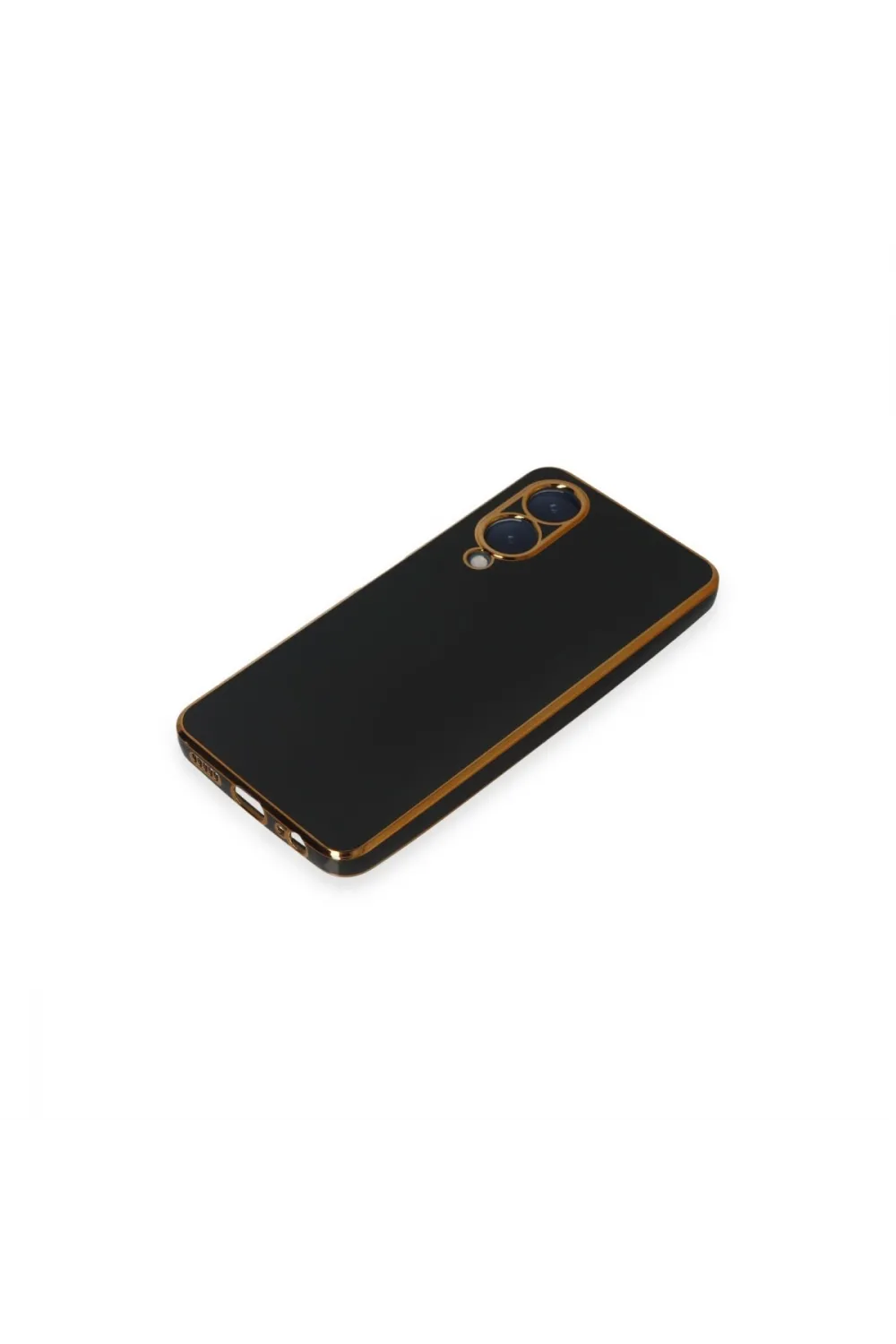 Vivo Y17s Kılıf Volet Silikon - Siyah
