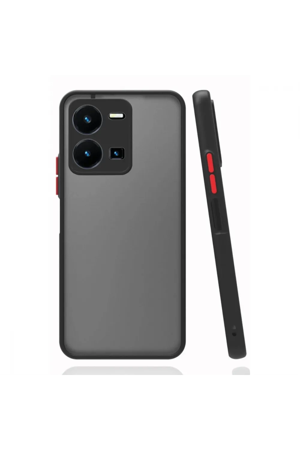 Vivo Y22s Kılıf Montreal Silikon Kapak - Siyah