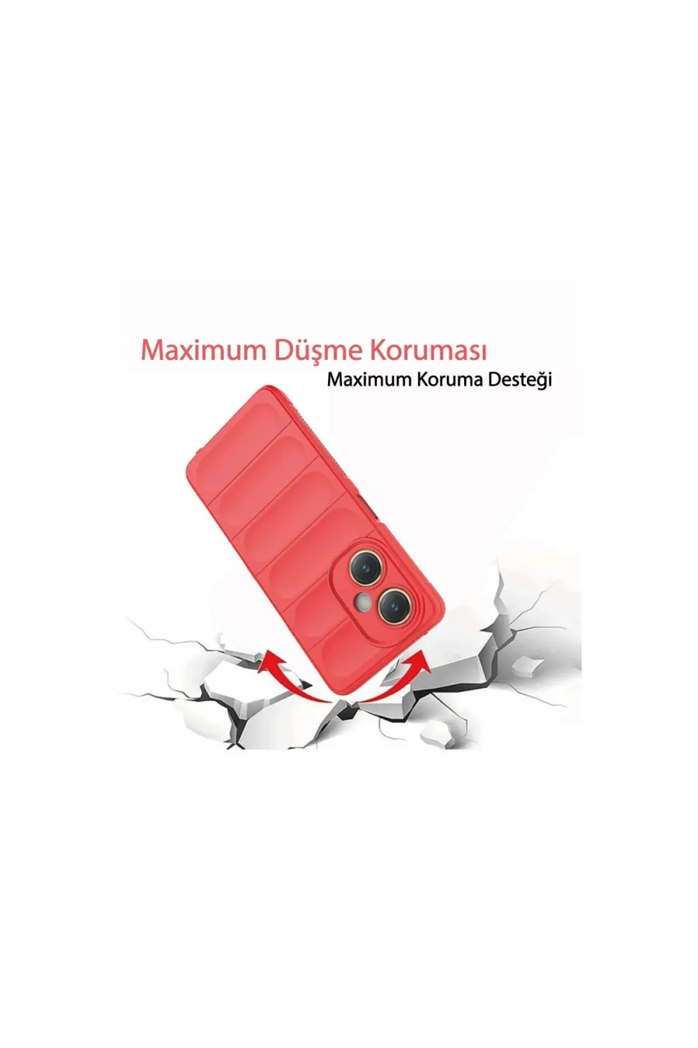 Vivo Y27 Kılıf Optimum Silikon - Siyah