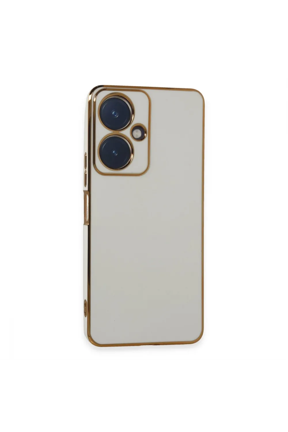 Vivo Y27 Kılıf Volet Silikon - Beyaz