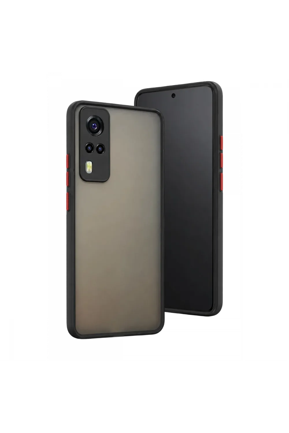 Vivo Y53s Kılıf Montreal Silikon Kapak - Siyah