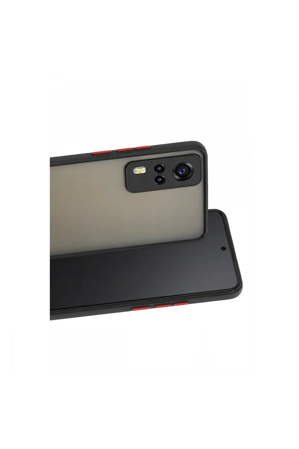 Vivo Y53s Kılıf Montreal Silikon Kapak - Siyah