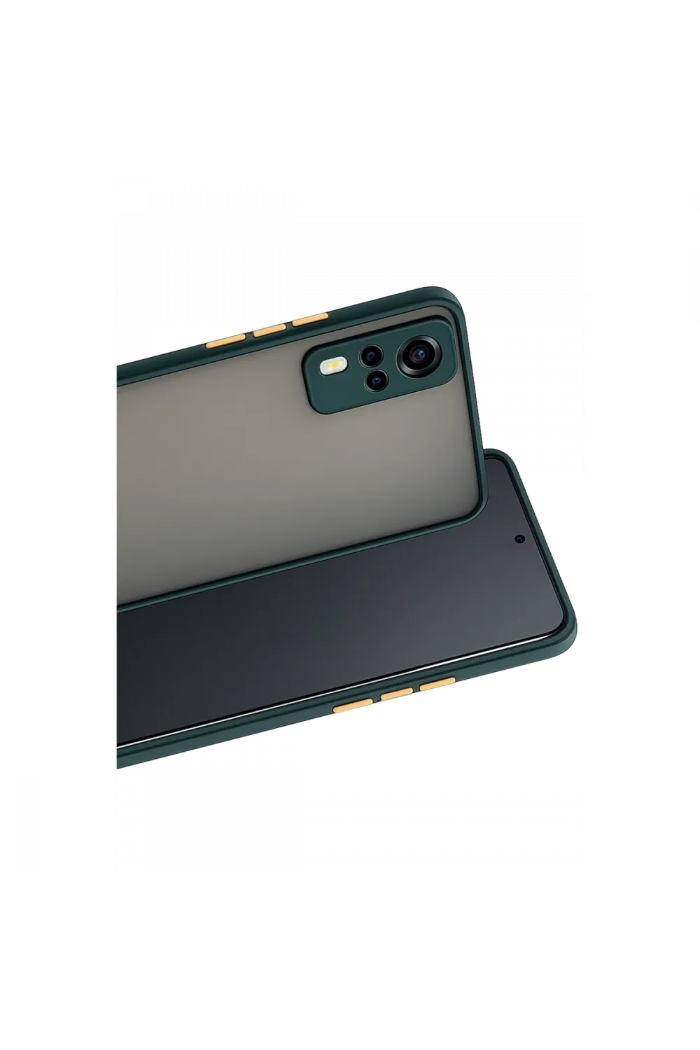 Vivo Y53s Kılıf Montreal Silikon Kapak - Yeşil