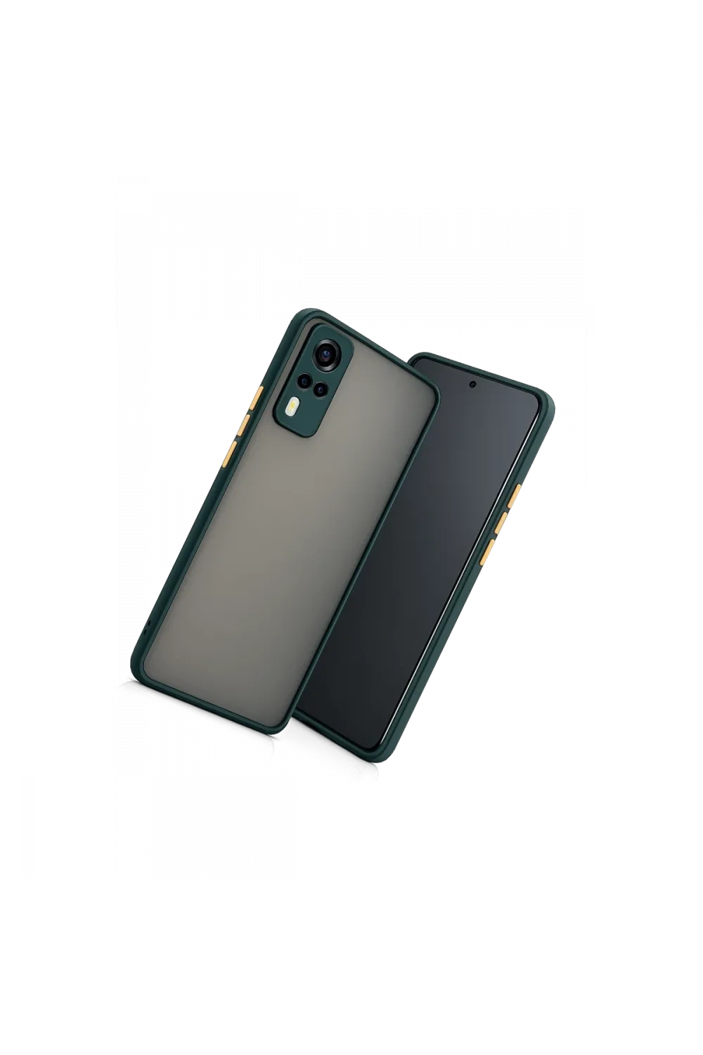 Vivo Y53s Kılıf Montreal Silikon Kapak - Yeşil