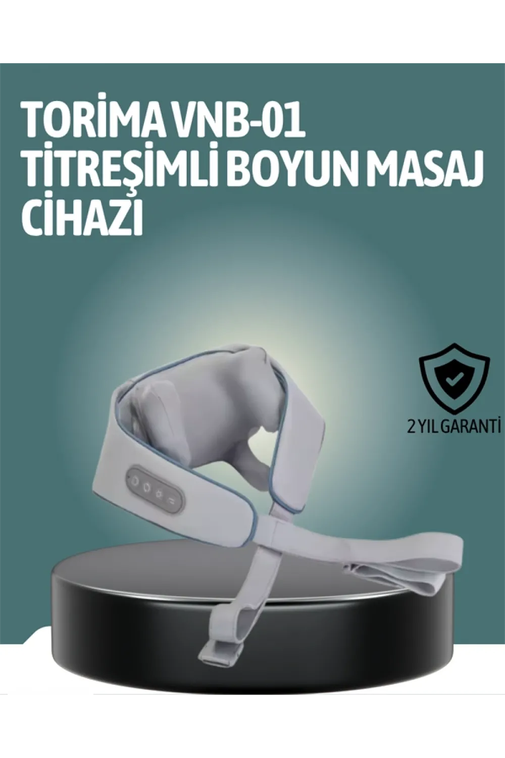 Vnb-01 Şarjlı Isıtmalı Boyun Ve Omuz Masaj Cihazı