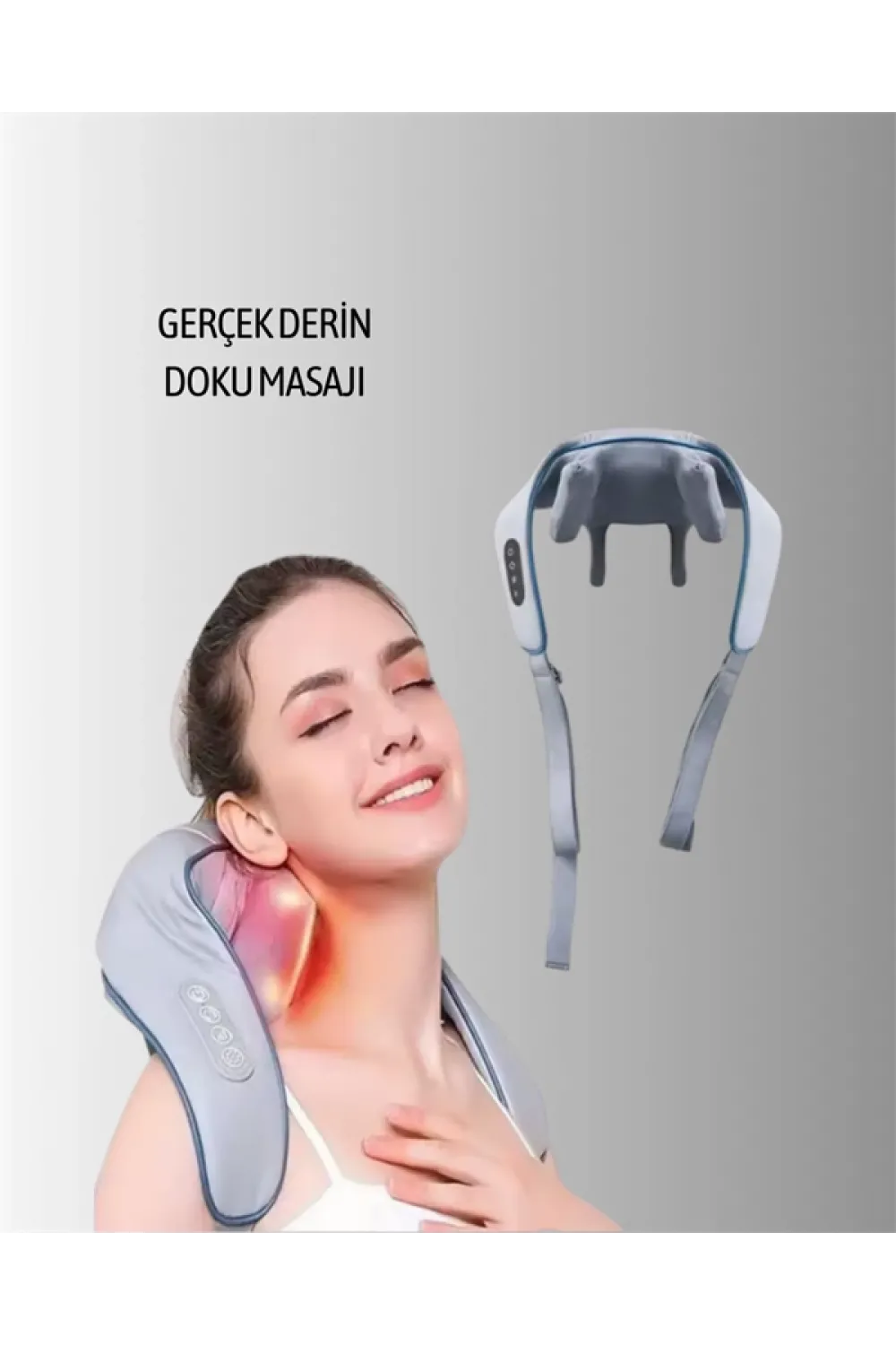 Vnb-01 U Tipi Ergonomik Boyun Masaj Cihazı