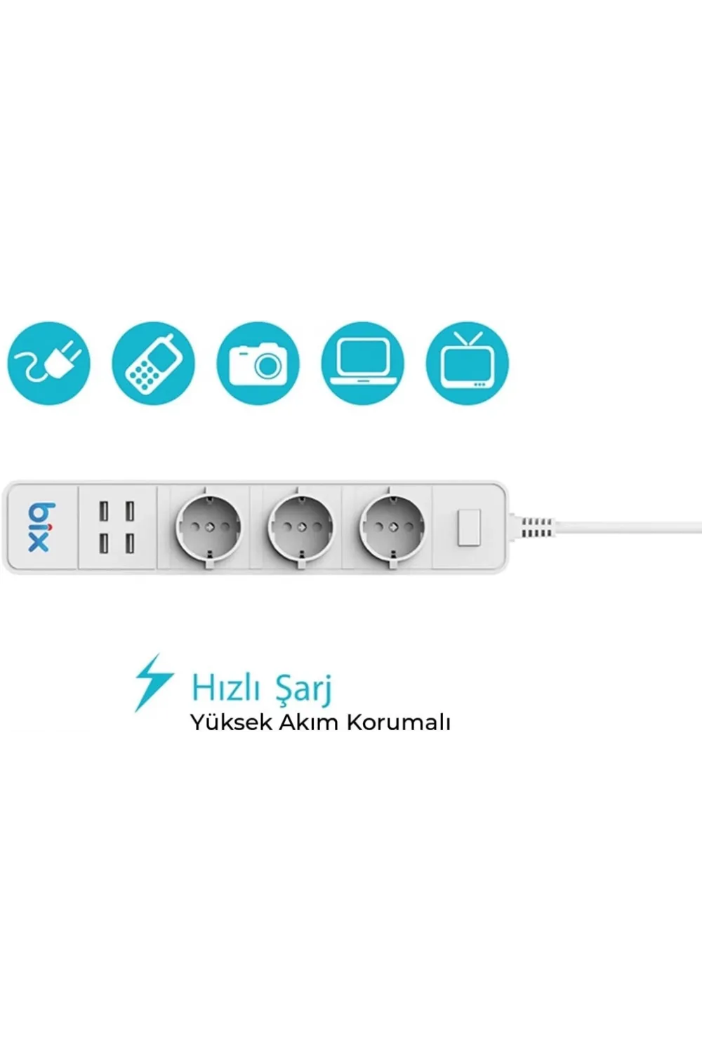 Vtn Bp-01 Wifi Yüksek Akım Korumalı Hızlı Şarj Özellikli Akıllı Priz