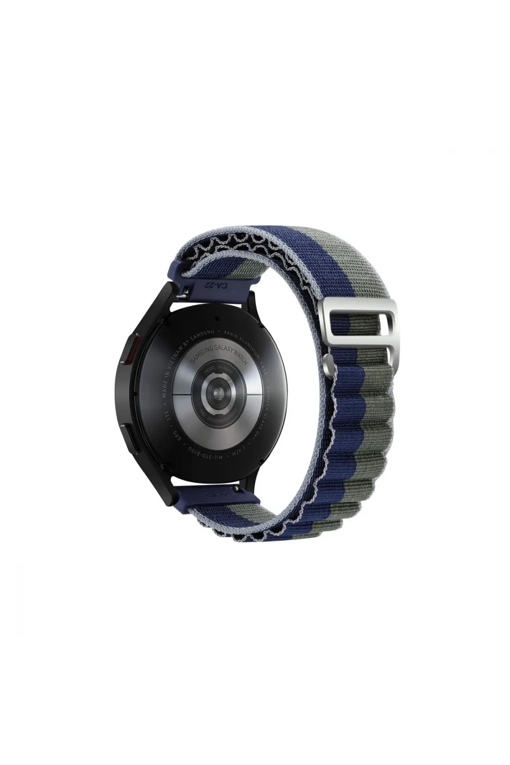 Watch 20mm Kr410 Kumaş Kordon (saat Değildir) - Lacivert-yeşil