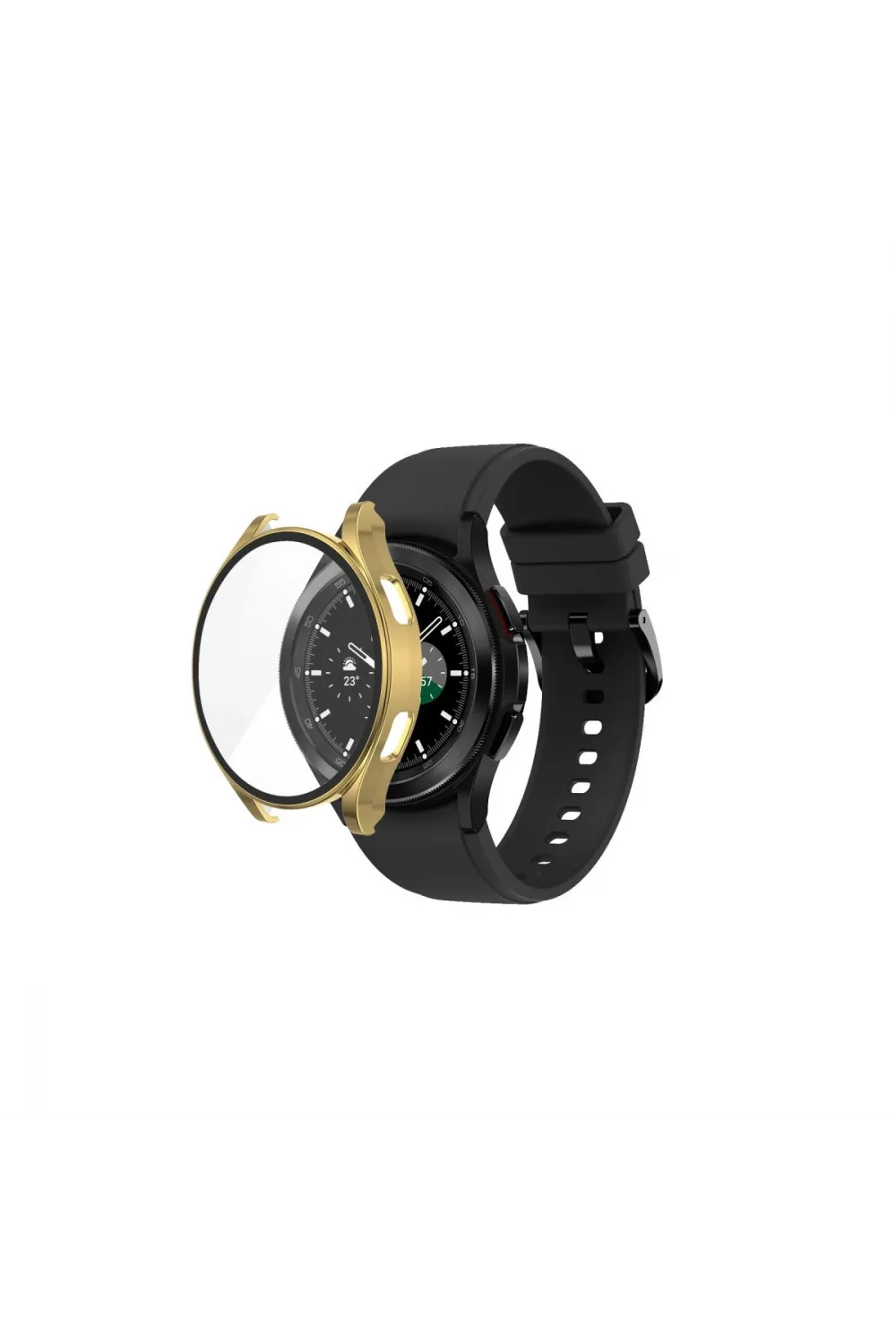 Watch 5 44mm Wall Camlı Kasa Ekran Koruyucu - Gold