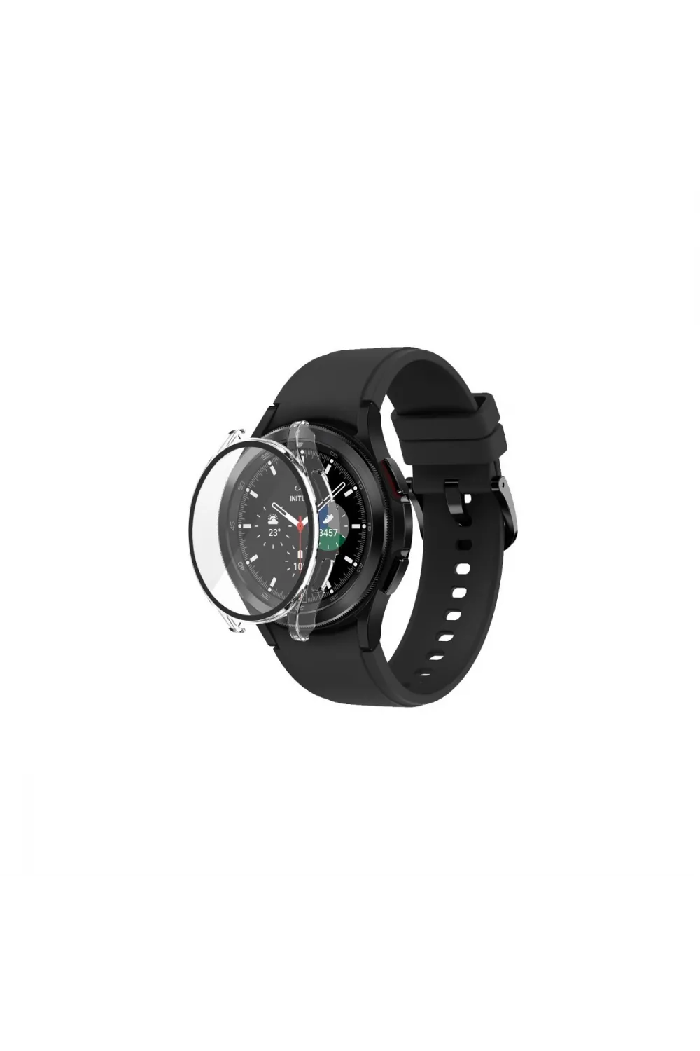 Watch 5 44mm Wall Camlı Kasa Ekran Koruyucu - Şeffaf