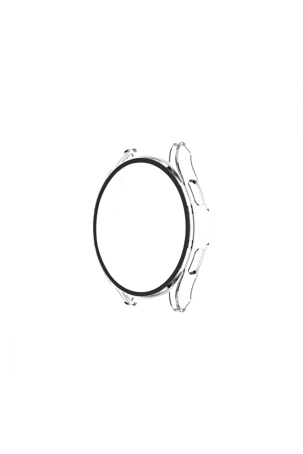 Watch 5 Pro 45mm Wall Camlı Kasa Ekran Koruyucu - Şeffaf