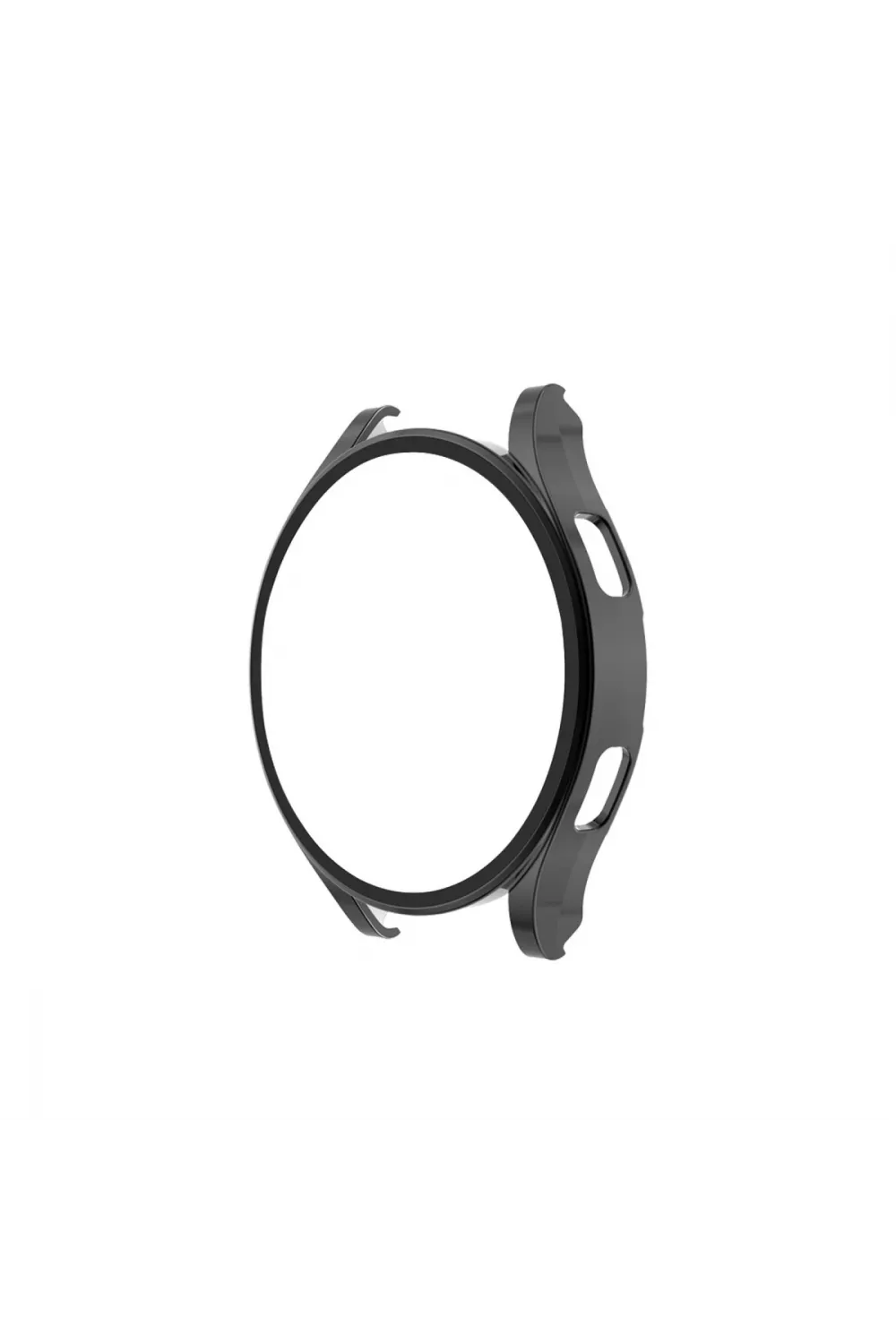 Watch 5 Pro 45mm Wall Camlı Kasa Ekran Koruyucu - Siyah