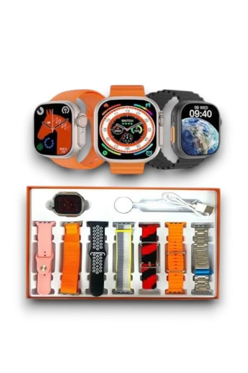 Watch 8 Ultra 7 Kordonlu Akıllı Saat